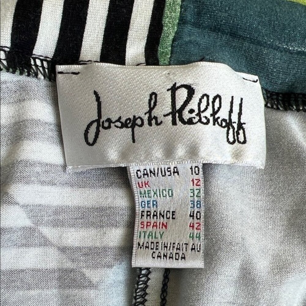 Joseph Ribkoff Geometric Patterned Open Front Car… - image 3